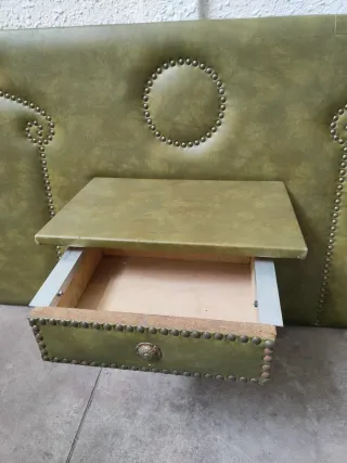 Cabecero Piel Mid Century