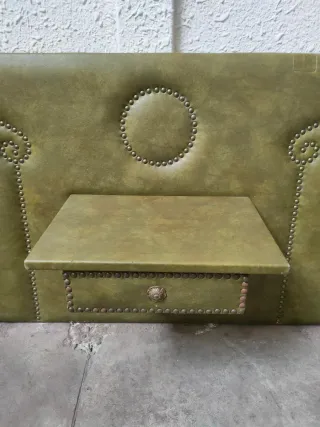 Cabecero Piel Mid Century