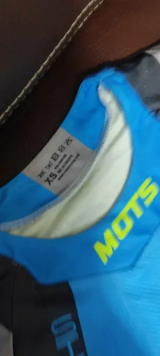 Equipación Trial Mots Dtep6 Azul/Amarillo