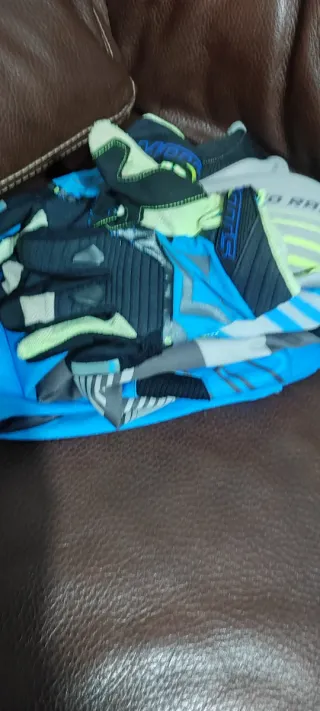 Equipación Trial Mots Dtep6 Azul/Amarillo