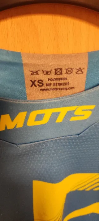 Equipación Trial Mots step6 Azul/Amarillo Talla s