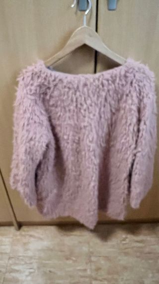 Chaquetón pelo rosa