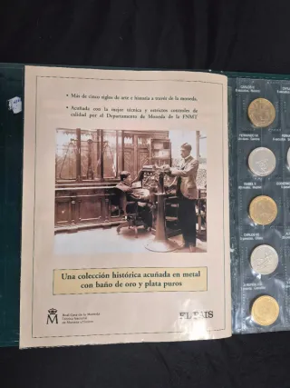 Colección Monedas Historia Casa Real España