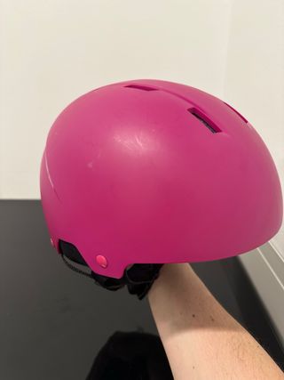 Casco de esquí rosa para niña H jr 100