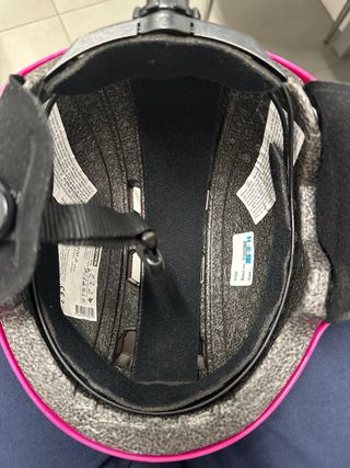 Casco de esquí rosa para niña H jr 100
