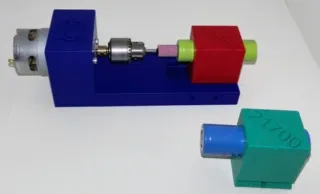 Minitorno lijador de celdas de litio