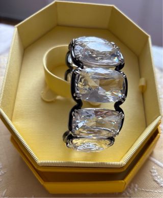 Pulsera Swarovski Cristales Grandes Sin Estrenar