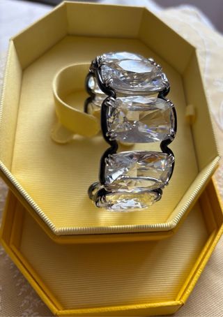 Pulsera Swarovski Cristales Grandes Sin Estrenar