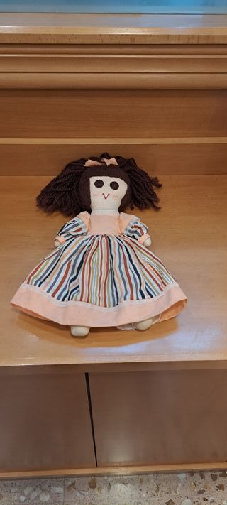 Muñeca de trapo Vintage años 80