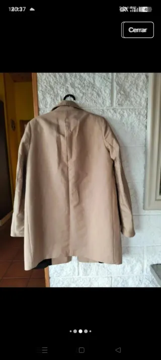 Gabardina beige Zara