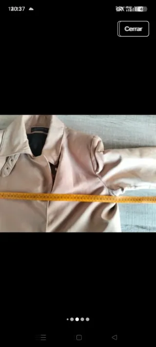 Gabardina beige Zara