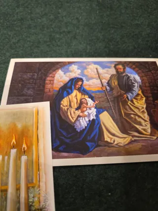 Lote 5 Postales Navideñas Originales
