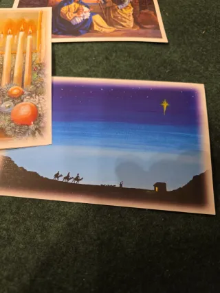 Lote 5 Postales Navideñas Originales