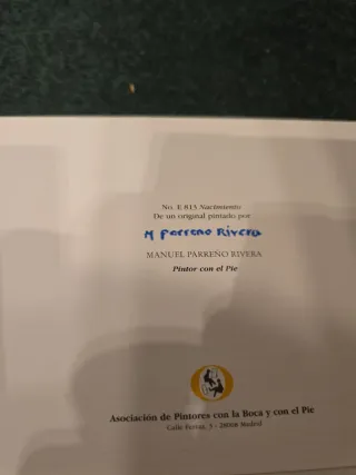 Lote 5 Postales Navideñas Originales