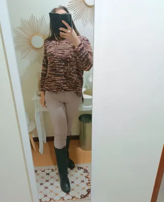 Pantalone lilla vita bassa 'Liu Jo'