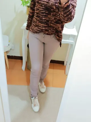 Pantalone lilla vita bassa 'Liu Jo'