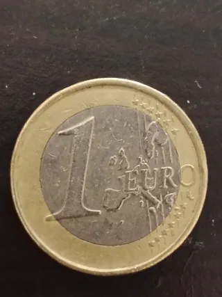 Moneda de 1 euro griega búho muy rara