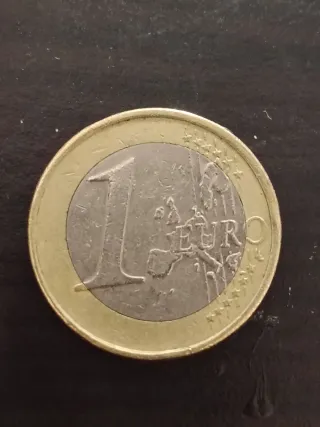 Moneda de 1 euro griega búho muy rara