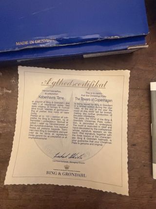 Piatto di Natale Bing & Grondhal