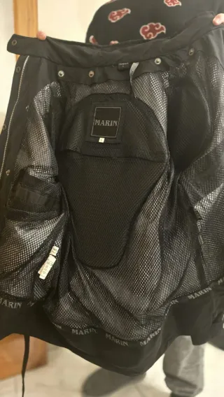 Chaqueta Moto Marín Negra Mujer Talla L