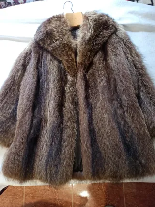Abrigo de piel de marmota