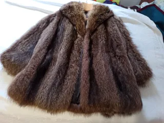 Abrigo de piel de marmota