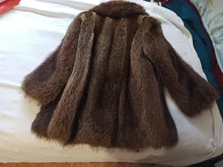 Abrigo de piel de marmota