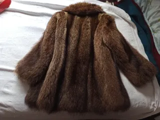 Abrigo de piel de marmota