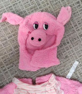 Disfraz divertido cerdito talla L adulto
