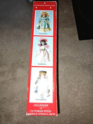 Bambola ceramica Victorian Style 30 cm porcellana