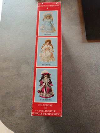 Bambola ceramica Victorian Style 30 cm porcellana