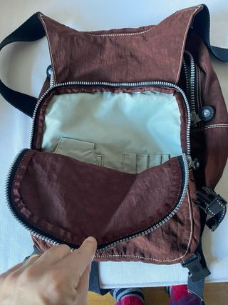 Mochila Kipling original marrón