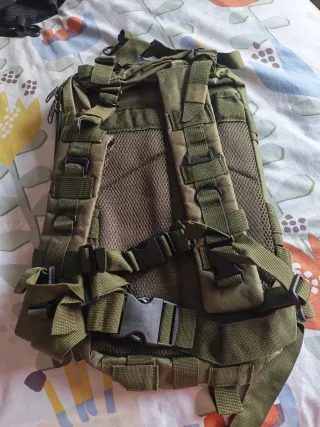 Mochila militar verde