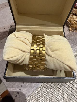 Reloj Lanscotte Dorado y Azul Cronógrafo