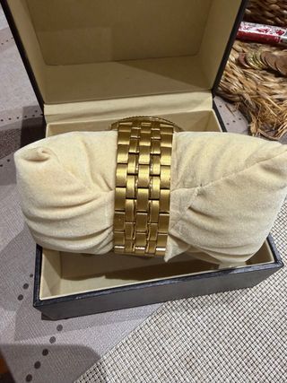 Reloj Lanscotte Dorado y Azul Cronógrafo