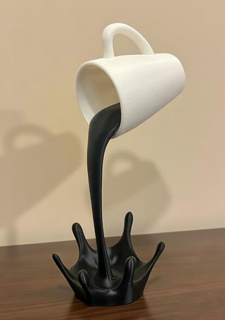 Escultura Café derramado (Decoração)