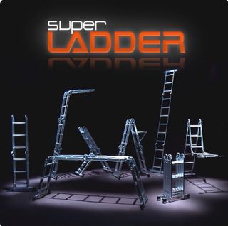 Escalera super ladder, aluminio aeronáutico