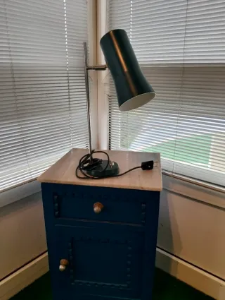 Lampara de sobremesa estilo retro vintage