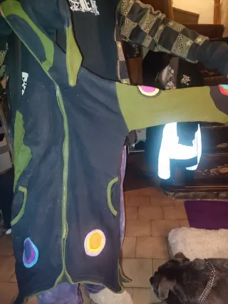 Sudadera con gorrito en punta