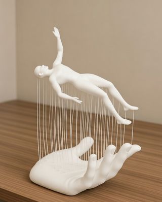 Escultura Ascensão Controlada (Decoração)