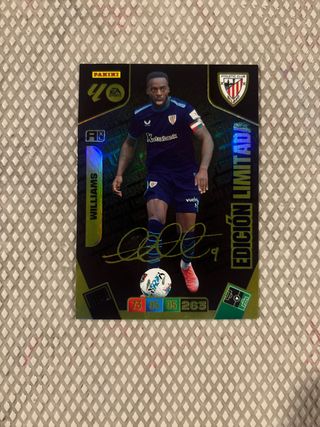 Carta de iñaki Williams firmado edicion limitada