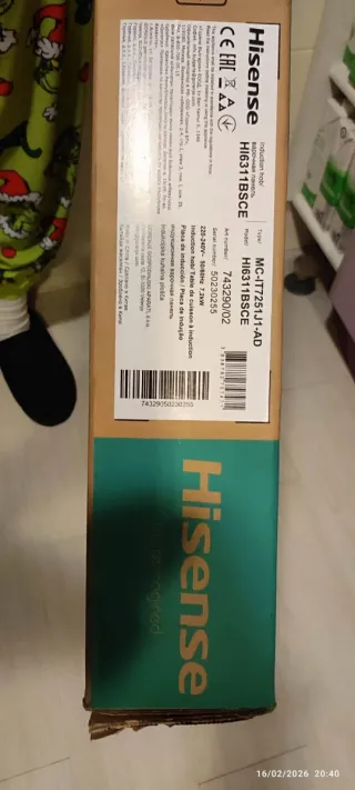 Vitrocerámica de inducción con 18 meses de garanti