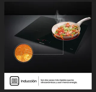 Vitrocerámica de inducción con 18 meses de garanti