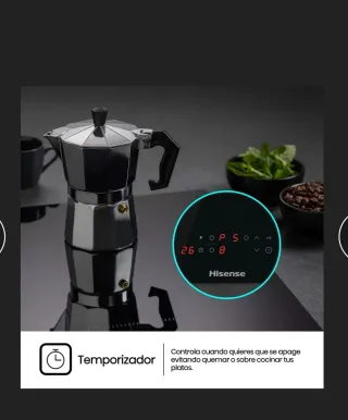 Vitrocerámica de inducción con 18 meses de garanti