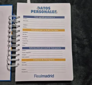 REAL MADRID Agenda 2026