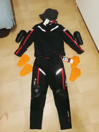 Traje de moto completo