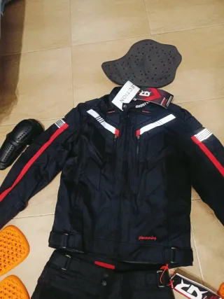 Traje de moto completo