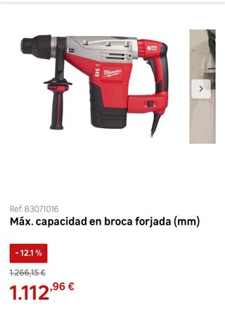 Martillo combinado Milwaukee - K 545 S, SDS-Max