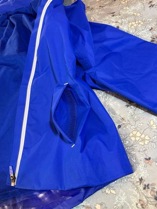 chubasquero azul para niños 12-13años