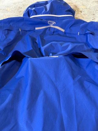 chubasquero azul para niños 12-13años